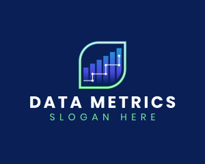 Graph Chart Statistics logo design