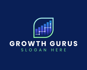 Graph Chart Statistics logo design