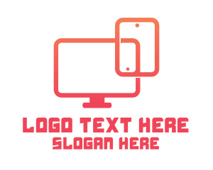 Display - Red Gadget Technician logo design