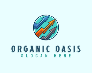 Marketing Arrow Graph logo