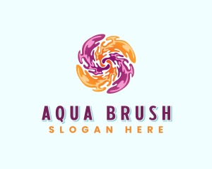 Art Color Splash logo design