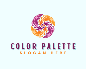 Art Color Splash logo design