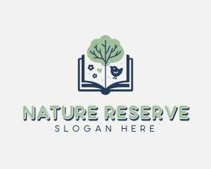 Educational Nature Book logo design