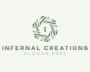 Leaf Therapy Salon logo design