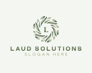 Leaf Therapy Salon logo design