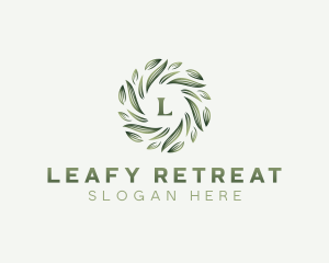 Leaf Therapy Salon logo design