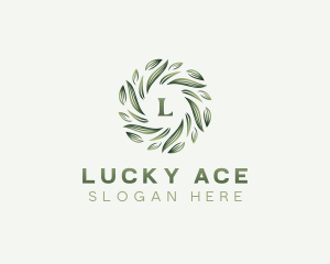 Leaf Therapy Salon logo design