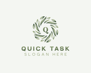 Leaf Therapy Salon logo design