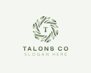 Leaf Therapy Salon logo design