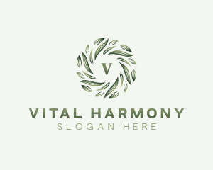 Leaf Therapy Salon logo design