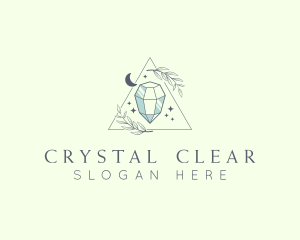 Crystal Moon Jewelry logo design