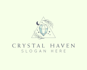 Crystal Moon Jewelry logo design