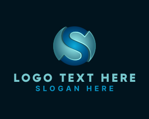 3D Generic Letter S logo