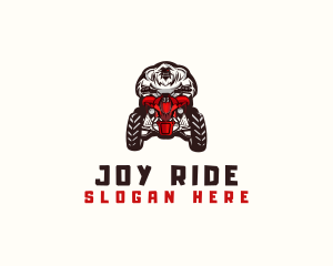 Yeti Quad Bike logo design