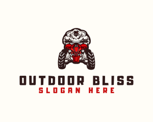 Yeti Quad Bike logo design