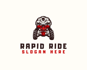 Yeti Quad Bike logo design