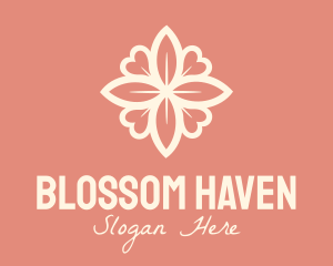 Floral Heart Decoration logo design