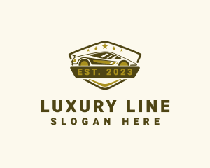 Luxury Supercar Badge logo design