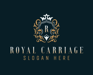 Upscale Royal Hotel logo design