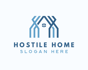 Roof Home Residence logo design