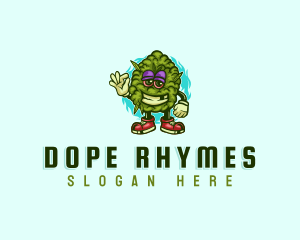 Cannabis Kush Dope logo design