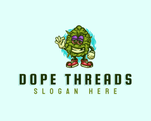 Cannabis Kush Dope logo design