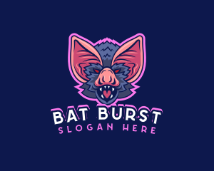 Halloween Horror Bat logo