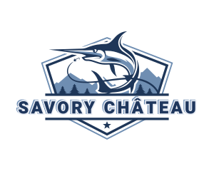 Fishing Seafood Restaurant logo design