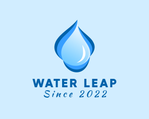 Liquid Water Droplet logo design