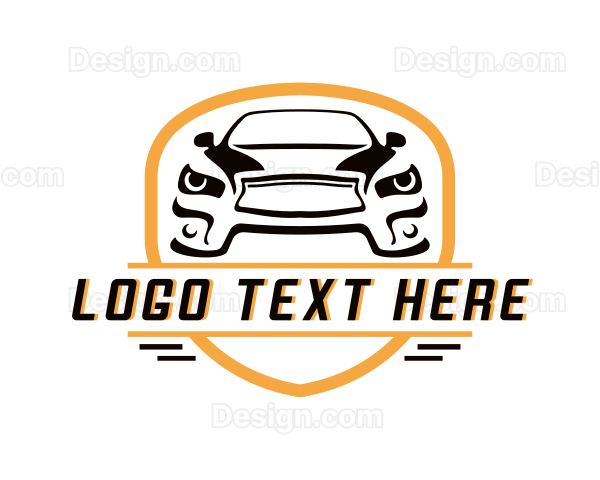 Sports Car Racing Vehicle Logo