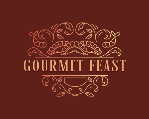 Luxury Seafood Restaurant logo design