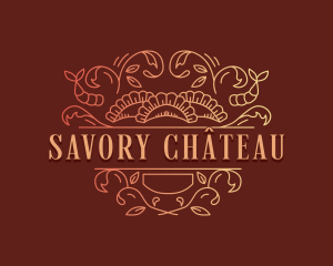 Luxury Seafood Restaurant logo design