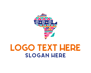 Africa Map Pattern logo