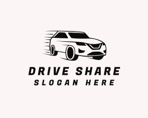 Fast Car SUV Vehicle logo