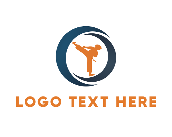 Fighting logo example 1