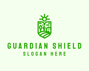 Travel Sun Shield logo design