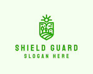 Travel Sun Shield logo design