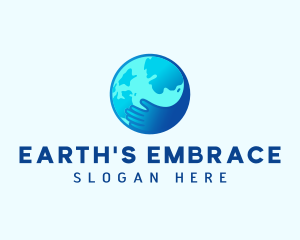 Hand Earth Charity logo design