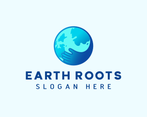 Hand Earth Charity logo design