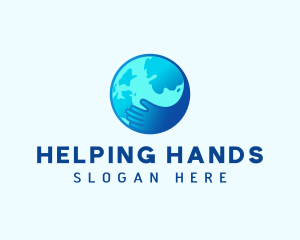 Hand Earth Charity logo design