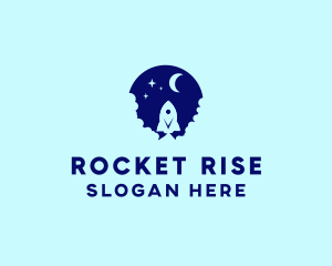 Blue Space Rocket logo