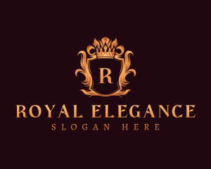 Royal Crown Shield logo design