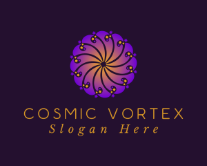 Mystic Vortex Galaxy logo design