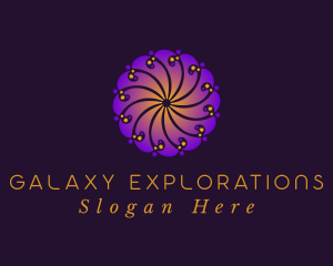 Mystic Vortex Galaxy logo design