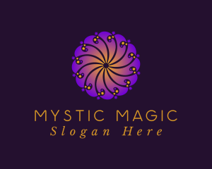 Mystic Vortex Galaxy logo design