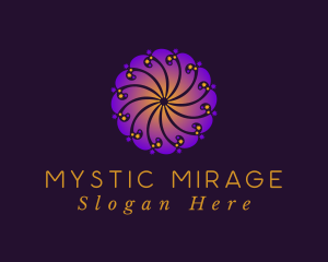 Mystic Vortex Galaxy logo design