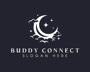 Starry Moon Star logo design