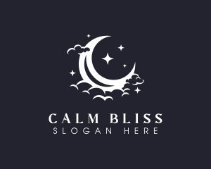 Starry Moon Star logo design