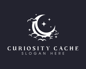 Starry Moon Star logo design