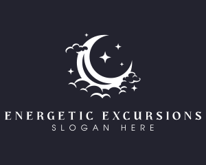 Starry Moon Star logo design